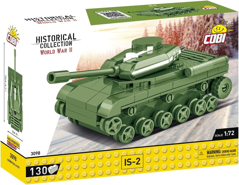 Cobi 3098 World War II IS 2 Heavy Tank 130 pcs - Image 2