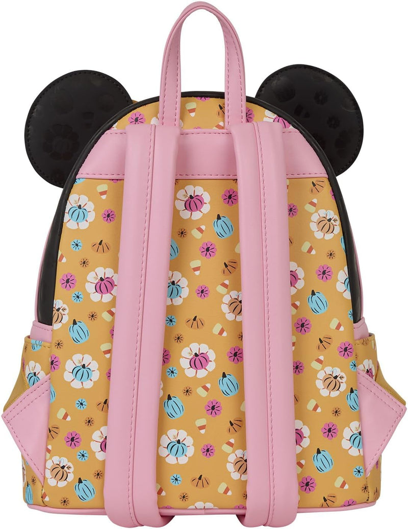 Loungefly - Disney Minnie Mouse Pumpkin Mini Backpack back view