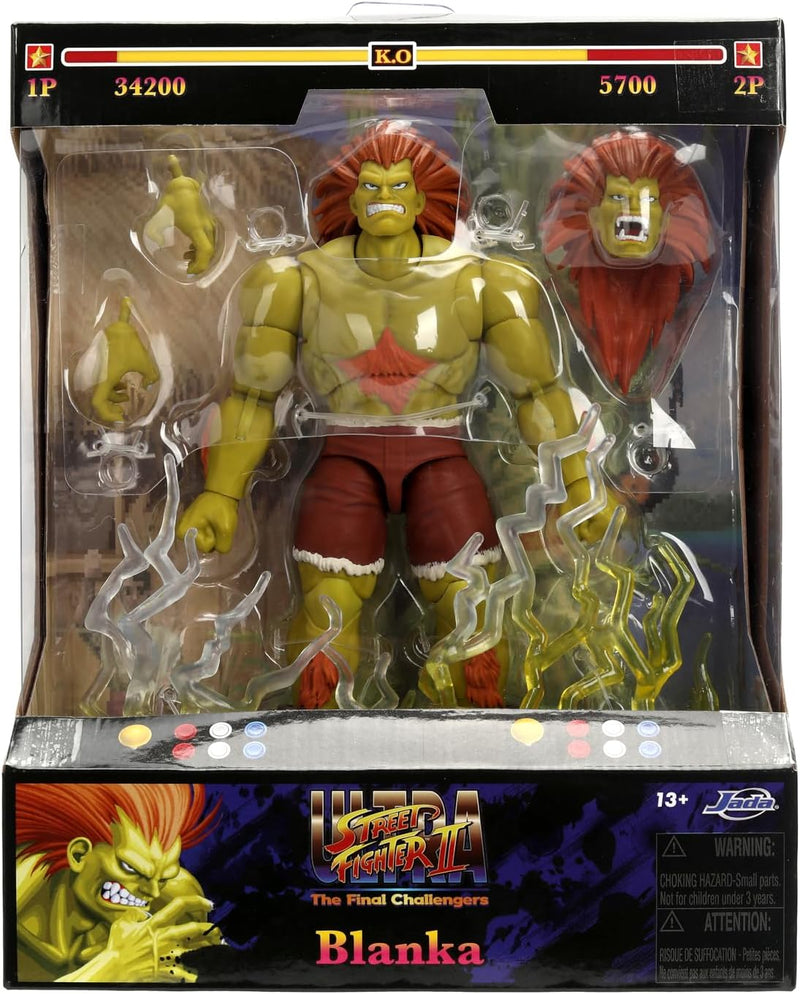 Blanka Street Fighter Deluxe Action Figure (Case of 6) close up detail