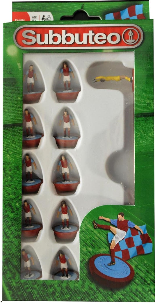 Subbuteo Claret & Blue Team Set