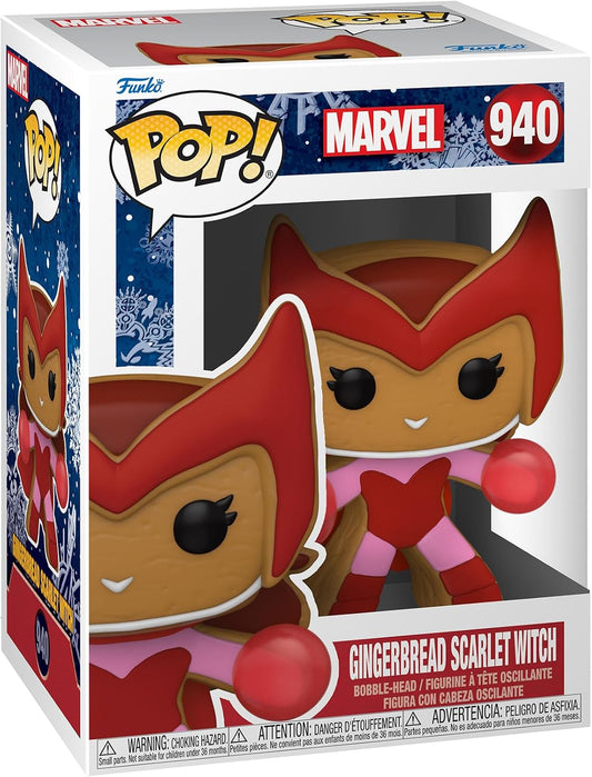 Gingerbread Scarlet Witch Marvel Holiday Funko Pop! Vinyl Figure #940