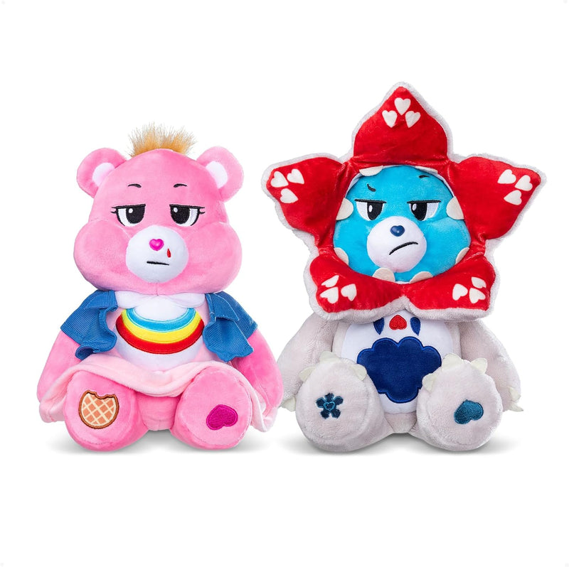 Care Bears X Stranger Things Cheer As Eleven And Grumpy As Demogorgon 30cm Plushies