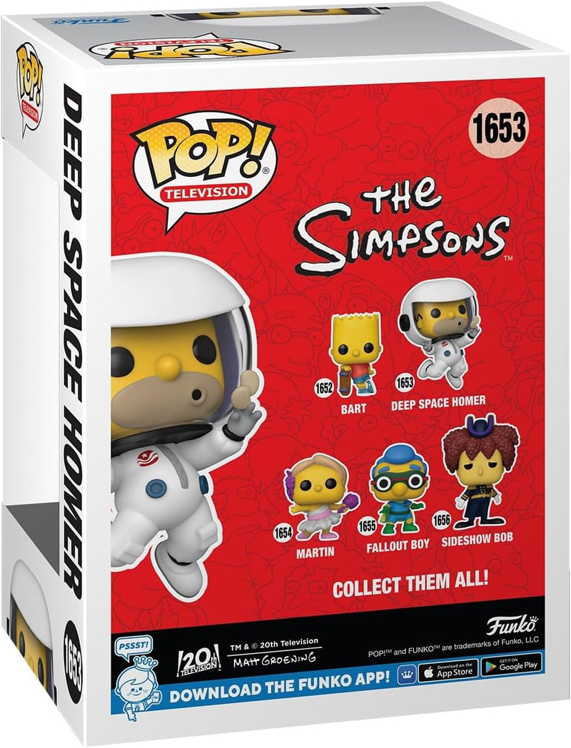 Funko POP! TV: Simpsons - Deep Space Homer #1653, side angle