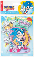 Sonic The Hedgehog Set Of 4 Pins side angle