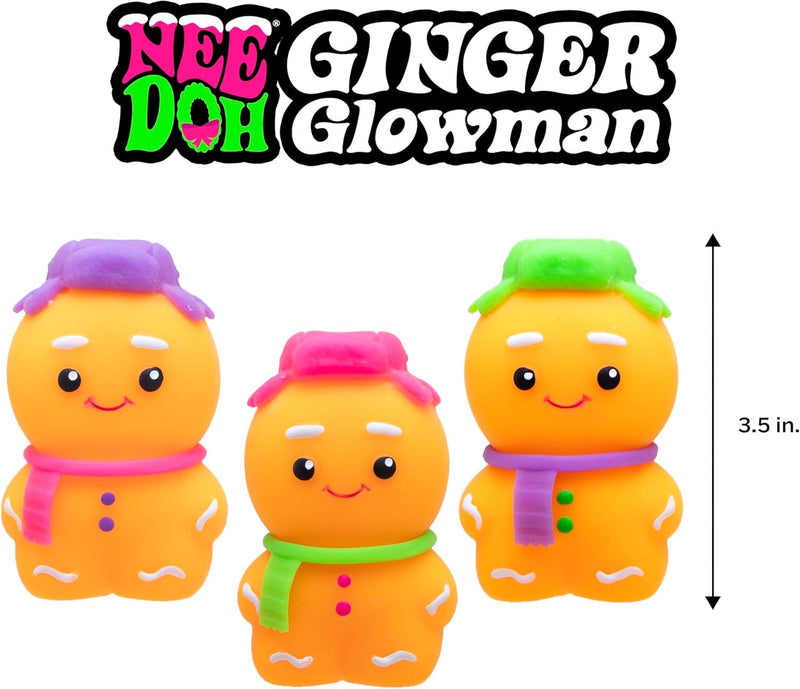 NeeDoh Ginger Glowman, packaging shot
