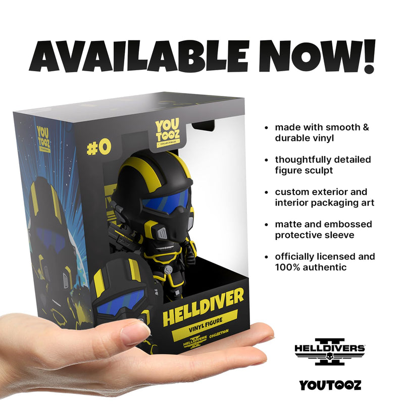 Youtooz Helldivers 2: Helldiver Vinyl Figure, rear view