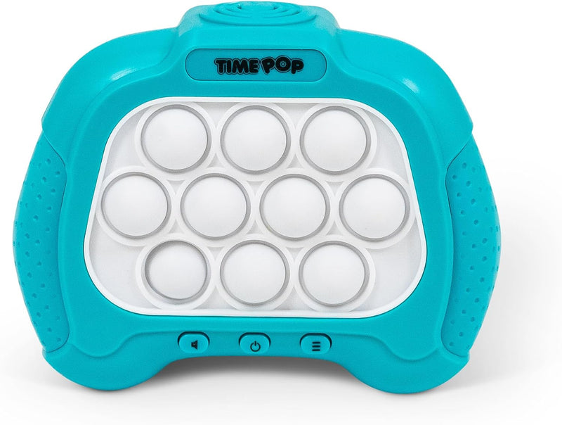 Time Pop Light Up Push Popper Sensory Game Blue