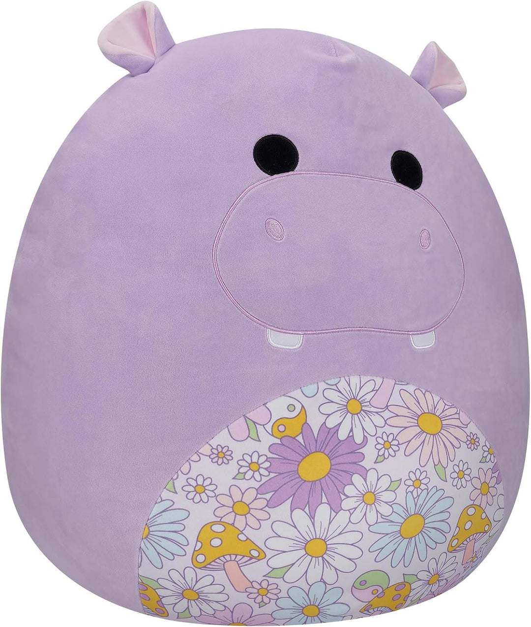 Squishmallows 20'' Purple Hippo With Floral Belly Plush