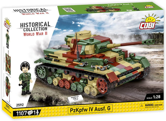 Cobi 2592 World War II Panzer IV Ausf.G 1107 pcs