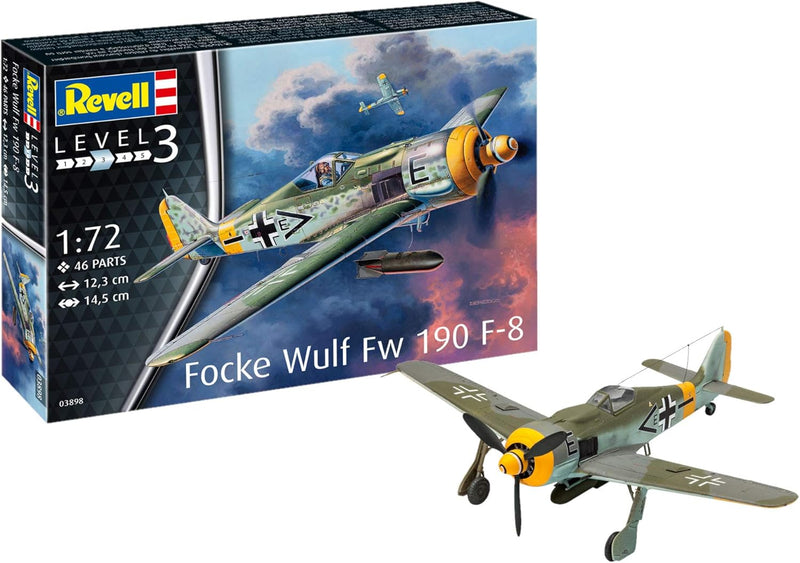 REVELL 03898 - Focke Wulf Fw 190 F-8 1:72 Scale Model Plane