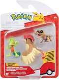 Pokemon - Treecko, Pidgeotto & Sandile Battle Figure Set, alternate view