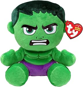 Ty Marvel Hulk Beanie Babies Plush