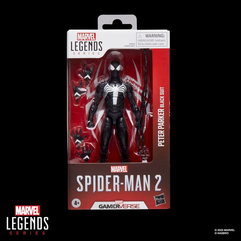 Marvel Peter Parker Spider Man 2 Black Suit Gamerverse Legen, side angle