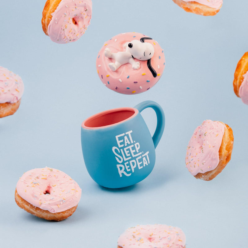 Peanuts Snoopy Donut 3D Mug with Lid 500 ml