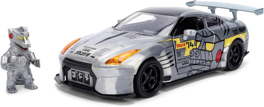 Jada Godzilla Nissan GTR 1:24 Die Cast Model Car