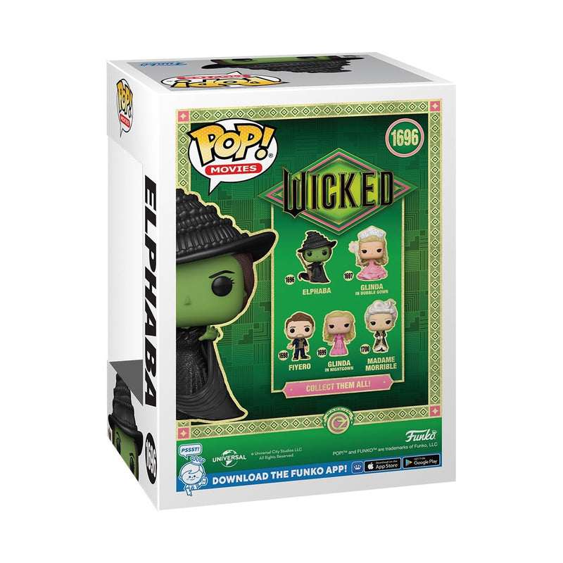 Wicked Elphabar Pop! Vinyl Figure, rear view