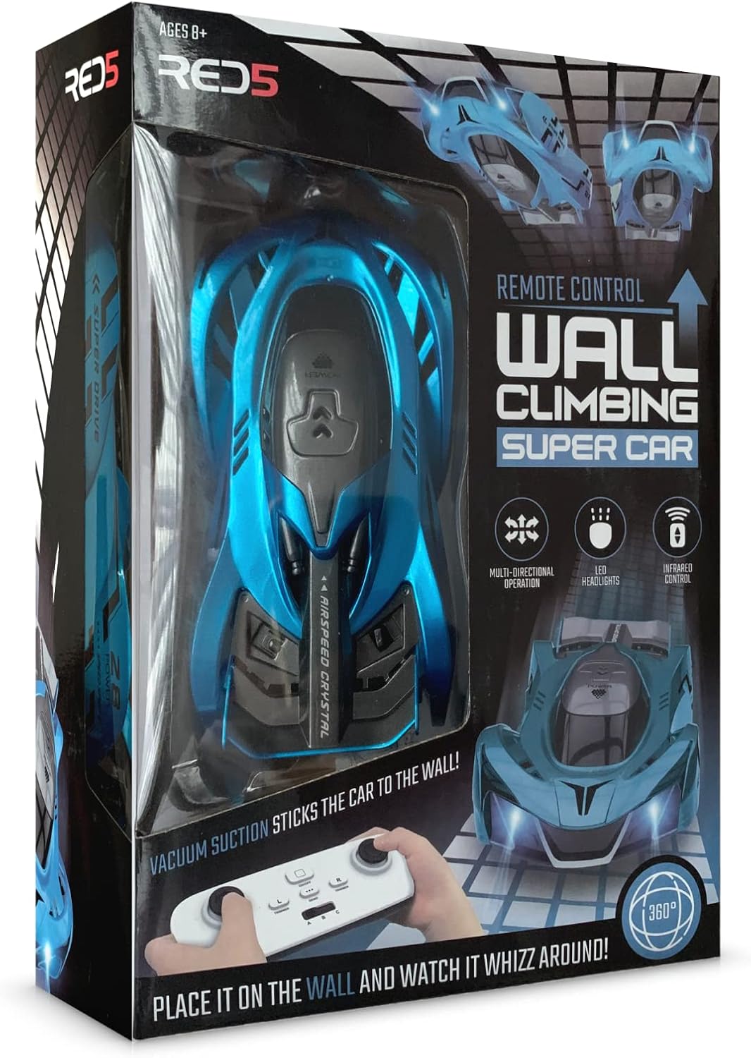 Wall Climbing Super Car 1:32 Scale - Blue