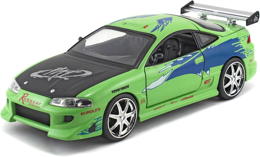 Jada Fast & Furious 1995 Mitsubishi Eclipse Die-Cast 1:24 Car