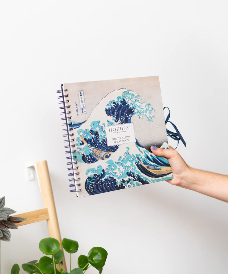 The Great Wave of Kanagawa Hokusai Scrapbook Photo Album 40 Pages 26x26cm design detail