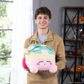 Tomy Knitted Kirby Sleeping Mega Plush - Image 4