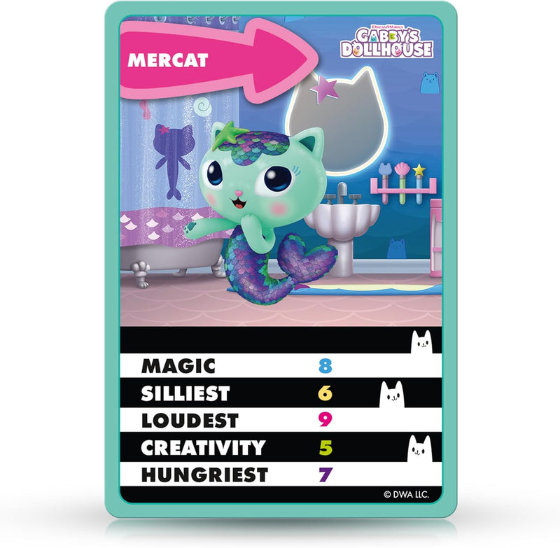 Top Trumps Gabbys Dollhouse Kids Junior Card Game