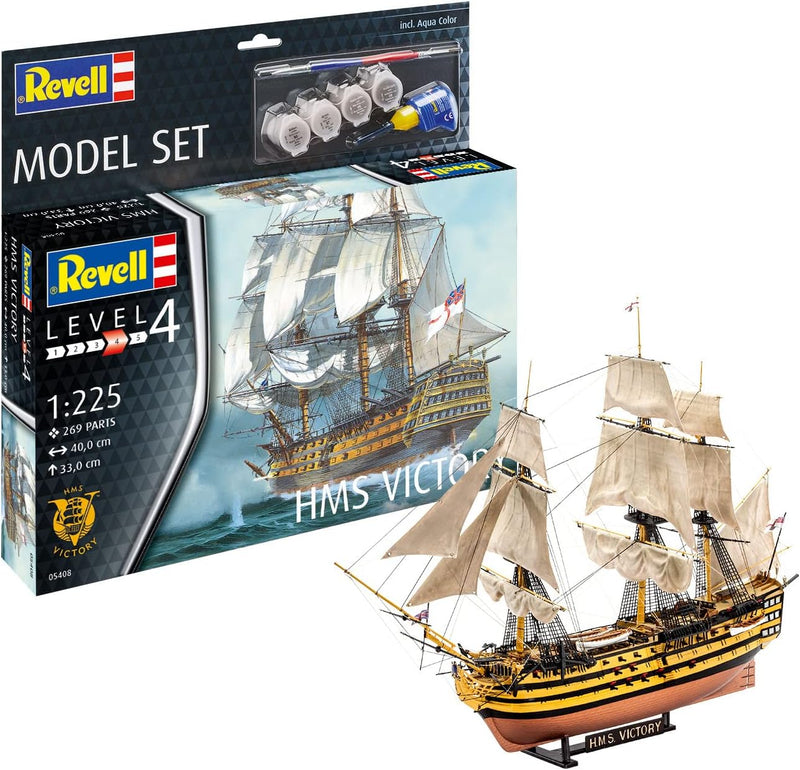 REVELL 65408 -  HMS Victory 1:225 Scale Model Set