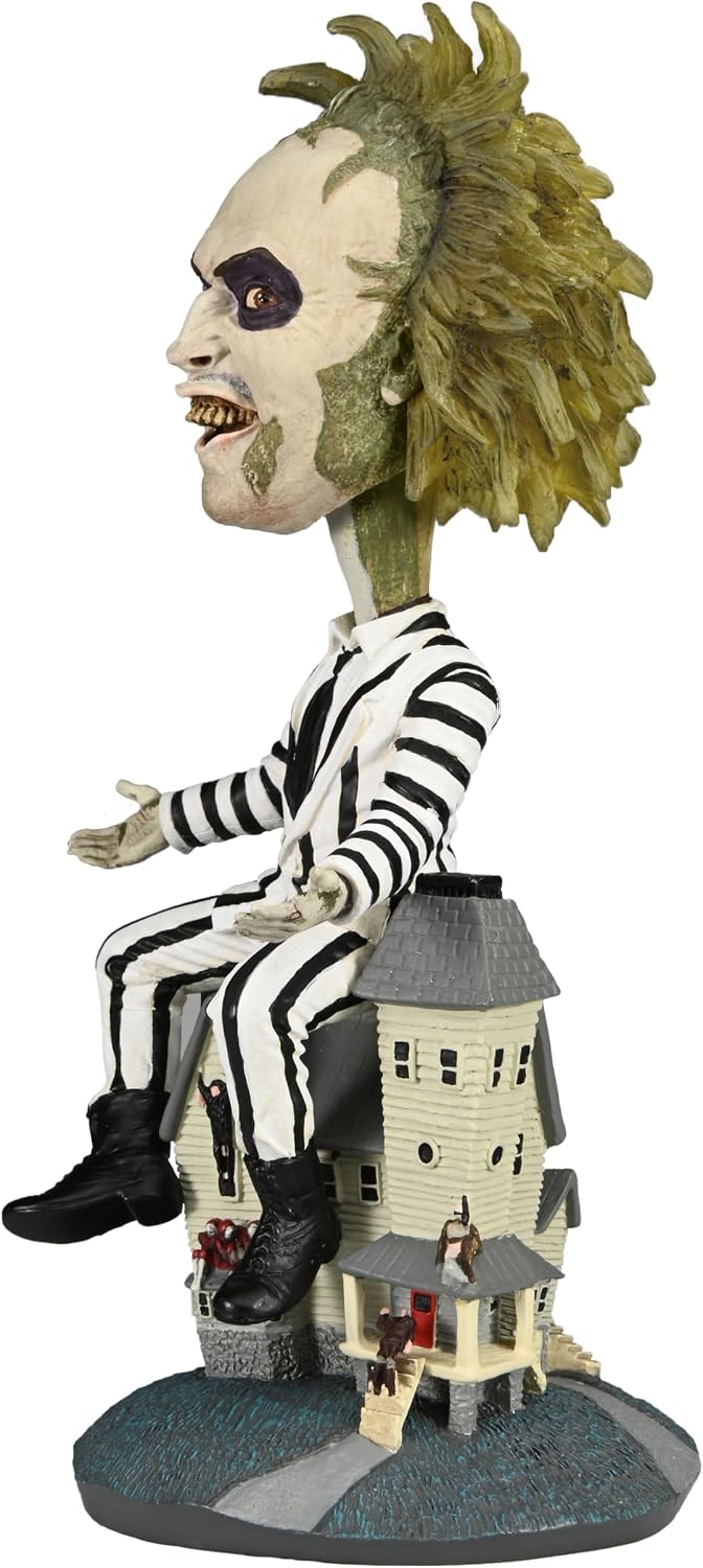 Beetlejuice (1988) Striped Suit Beetlejuice Head Knocker alternate view