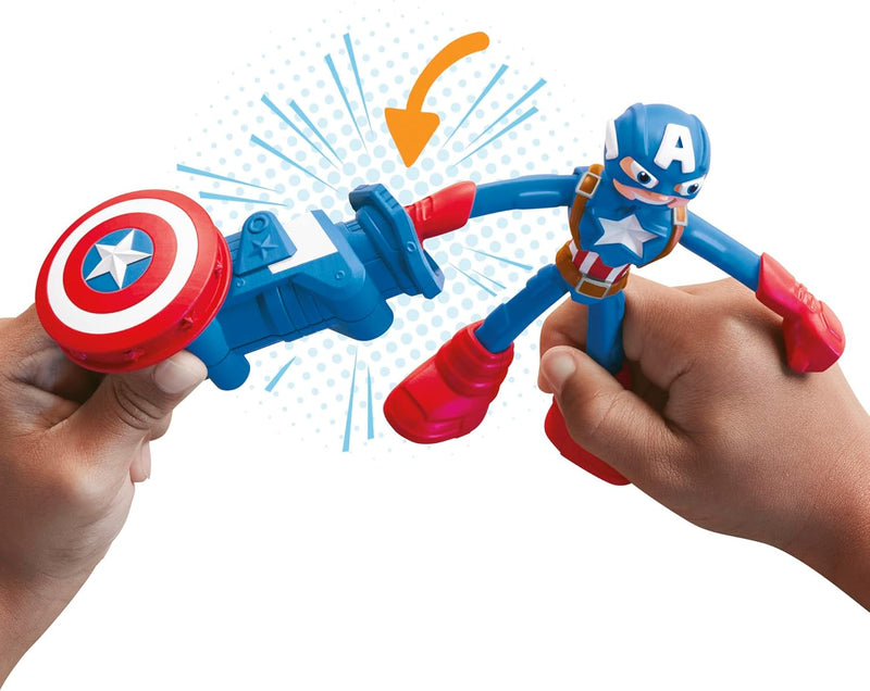 Play Doh Marvel Captain America Stamping Shield Action Figure Playset - Image 5