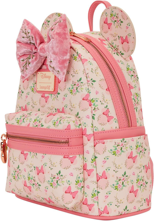 Loungefly - Disney Minnie Mouse Floral Mini Backpack alternate view