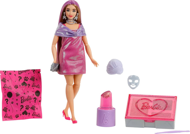Barbie Party Unboxed Glam Party Pink Sparkle Doll alternate view 2