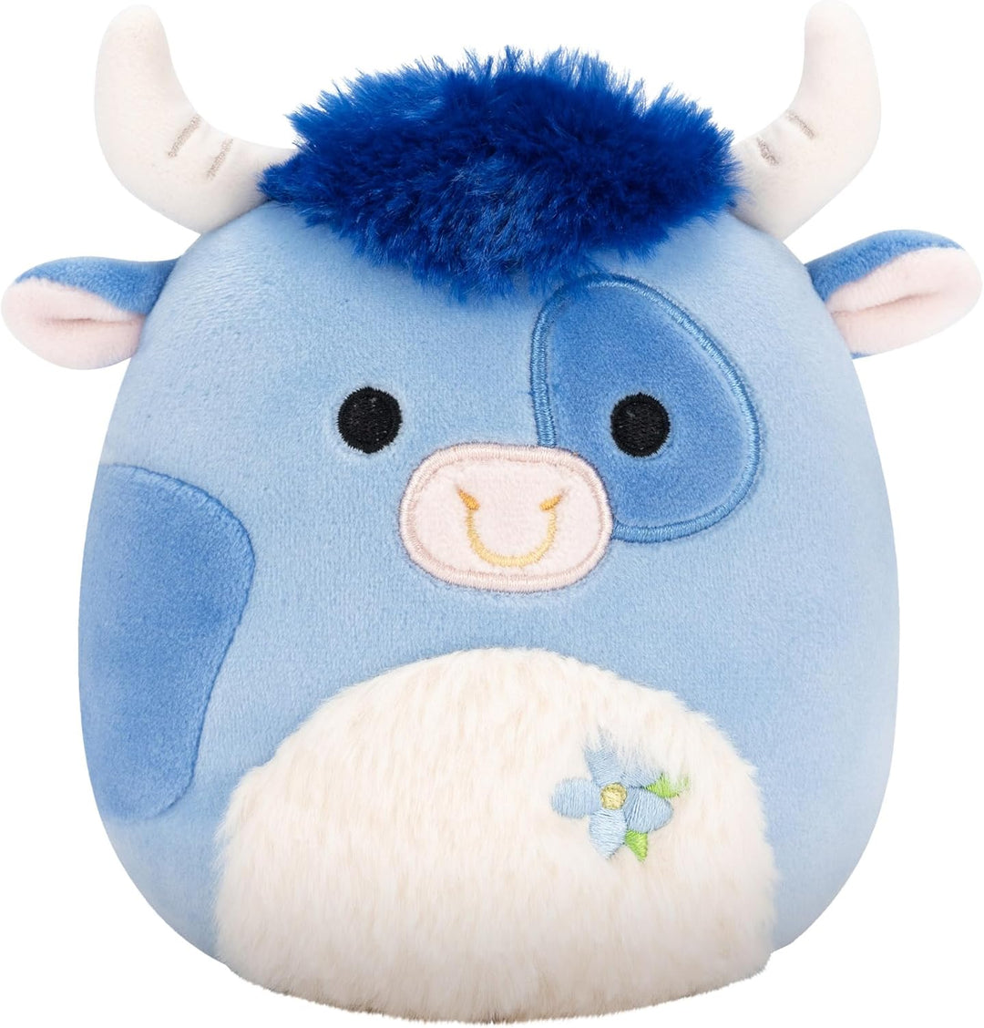 Squishmallows Bermayeh the Blue Bull Easter 7.5" Plush