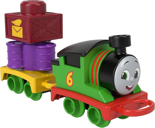 Percy Thomas and Friends My First Push-Along Train with Stacking Cargo