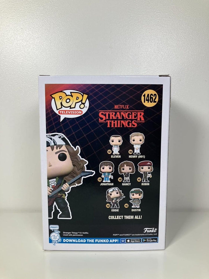 Funko POP! TV: Stranger Things - Hunter Eddie With Guitar - Metallic, side angle