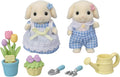 Sylvanian Families Blossom Gardening Set Flora Rabbit Sister & Brother