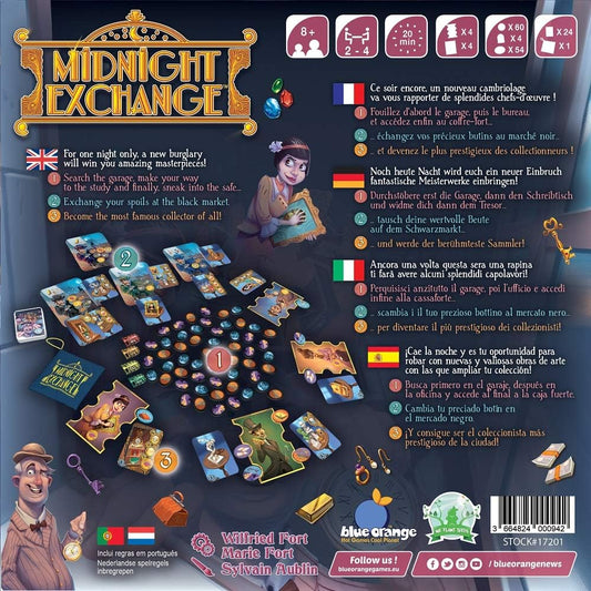 Midnight Exchange - Board Game, alternate view