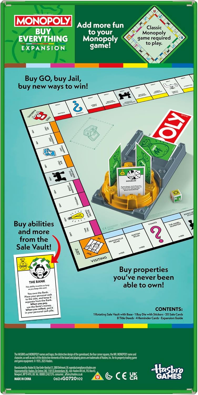 Monopoly Classic & Expansions, side angle