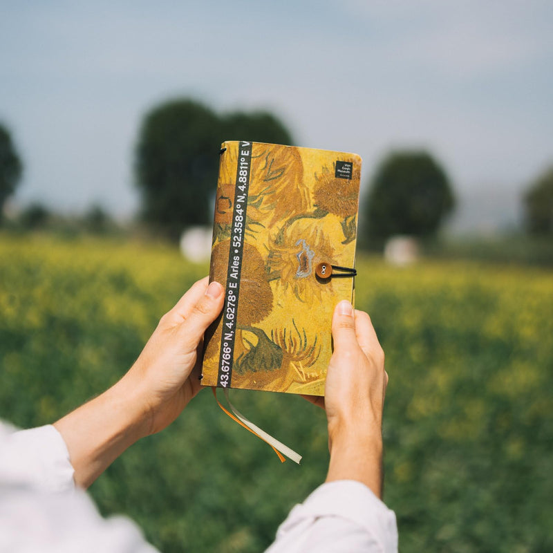 Triple Van Gogh Museum Travel Journal side angle