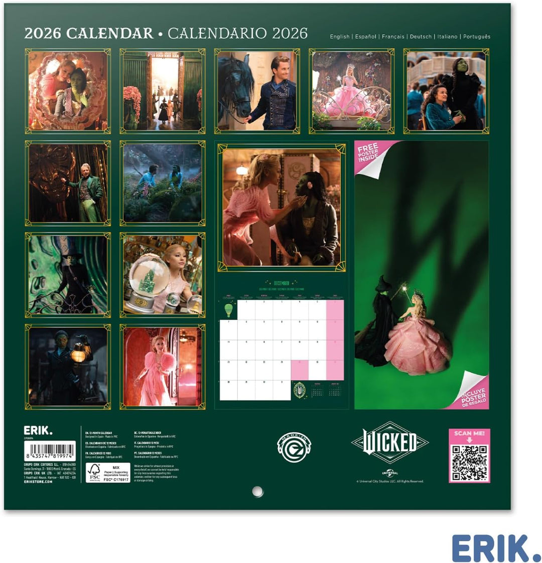 Wicked 2026 Calendar