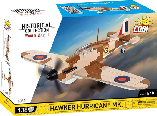 Cobi 5866 World War II Hawker Hurricane Mk1 (138 Pieces)