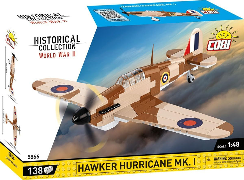 Cobi 5866 World War II Hawker Hurricane Mk1 (138 Pieces)