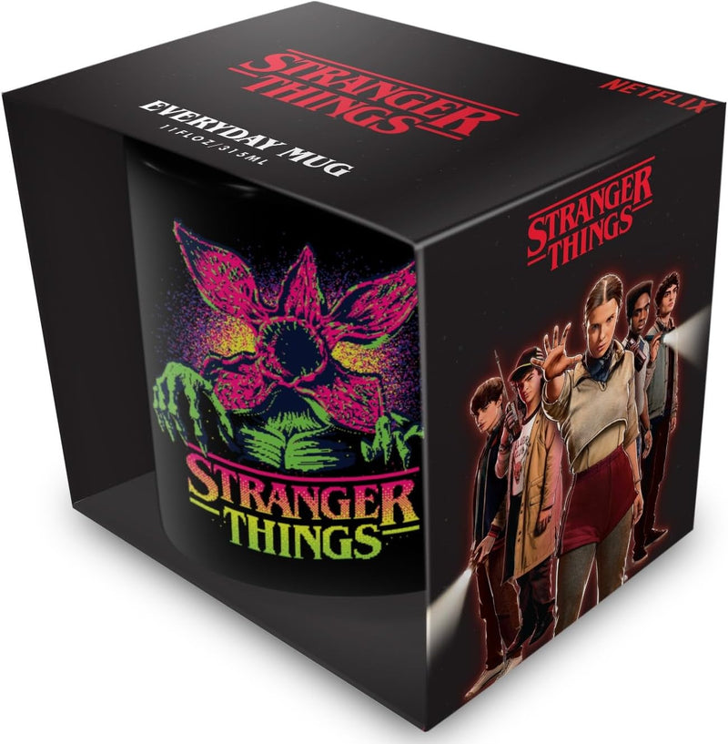 Demogorgon Stranger Things Colours Black Pod Mug