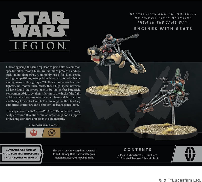Star Wars Legion: Swoop Bike Riders Unit Expansion, alternate view