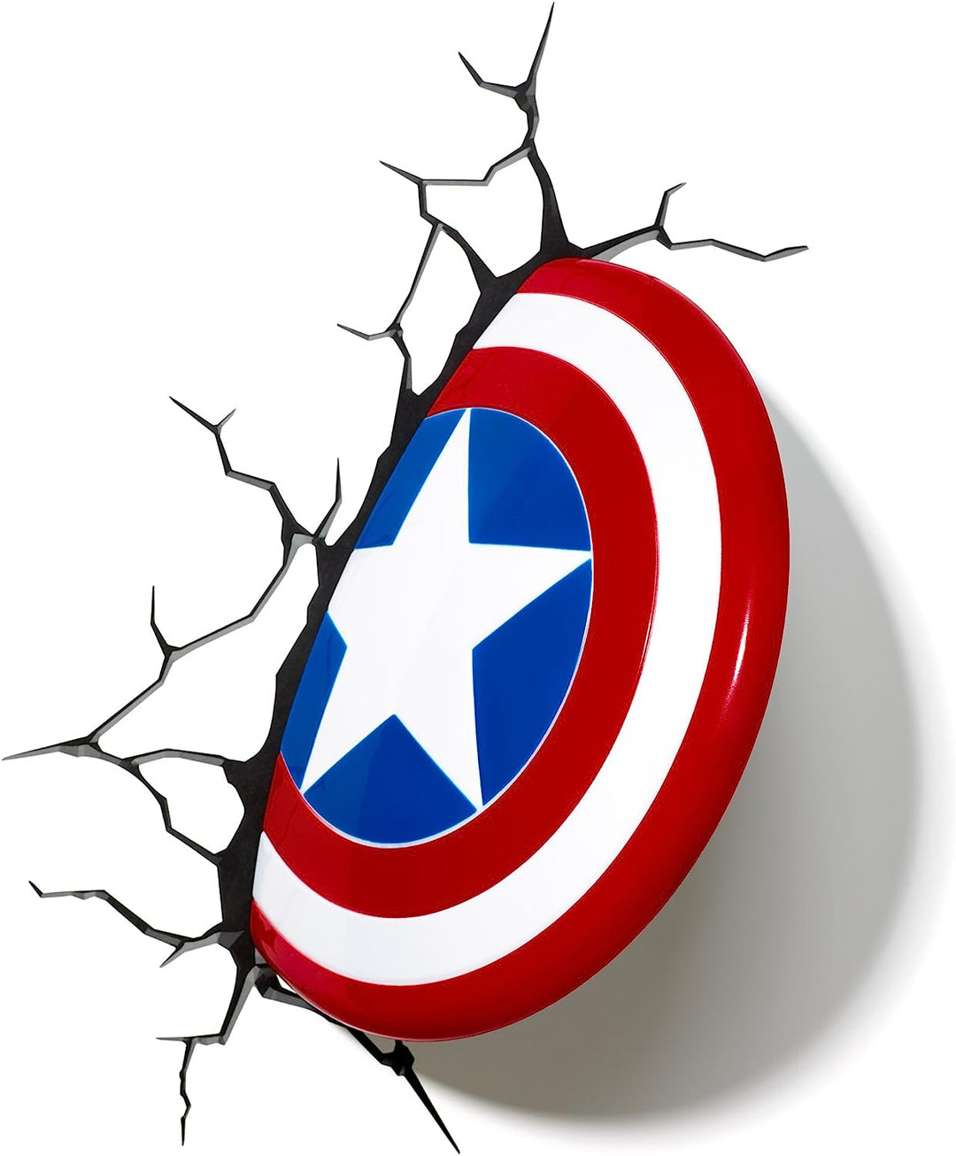 Marvel Captain America Shield 3D Wall-Mounted Deco Light