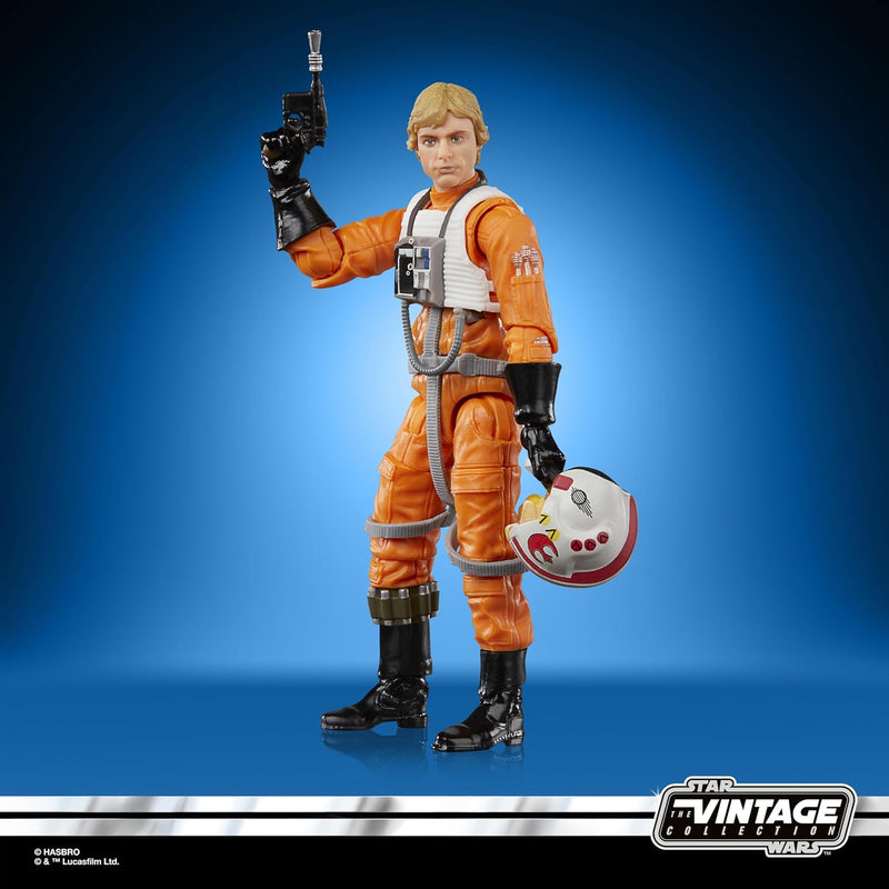 Star Wars The Vintage Collection Luke Skywalker (X-Wing Pilot) Action Figure, packaging shot