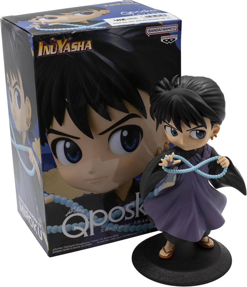 Banpresto Q Posket Miroku Inuyasha Figure - Image 5