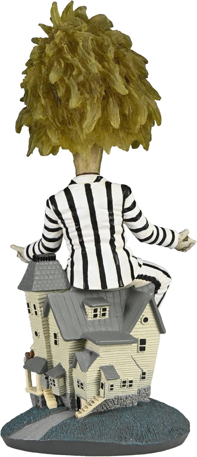 Beetlejuice (1988) Striped Suit Beetlejuice Head Knocker side angle