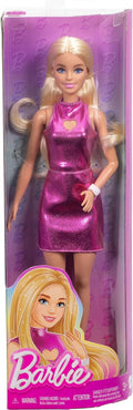 Barbie Blonde Hair & Pink Dress Fashion Doll - Image 6