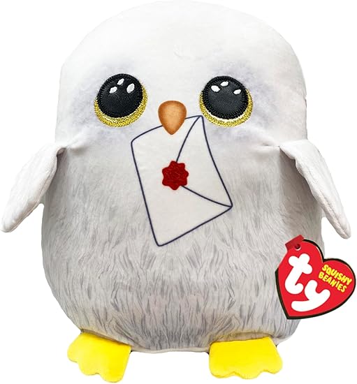 Ty SquishaBoo Harry Potter Hedwig 10 Plush