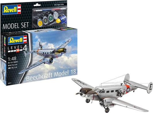 REVELL 63811 - Beechcraft Model 18 1:48 Scale Model Plane