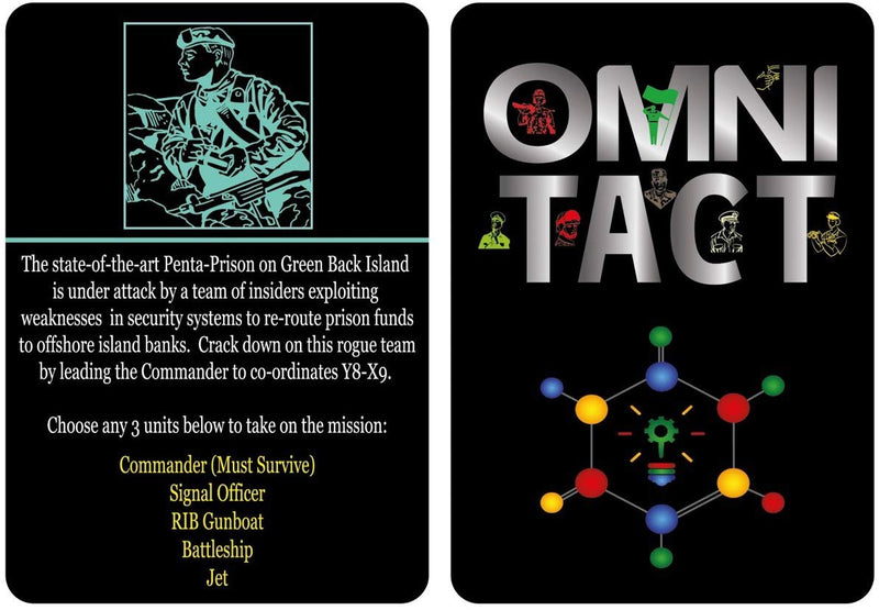 OMNI TACT Defense Game, rear view